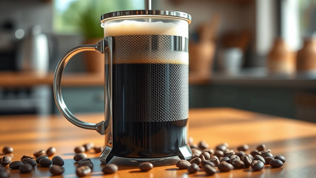 perfect french press brewing