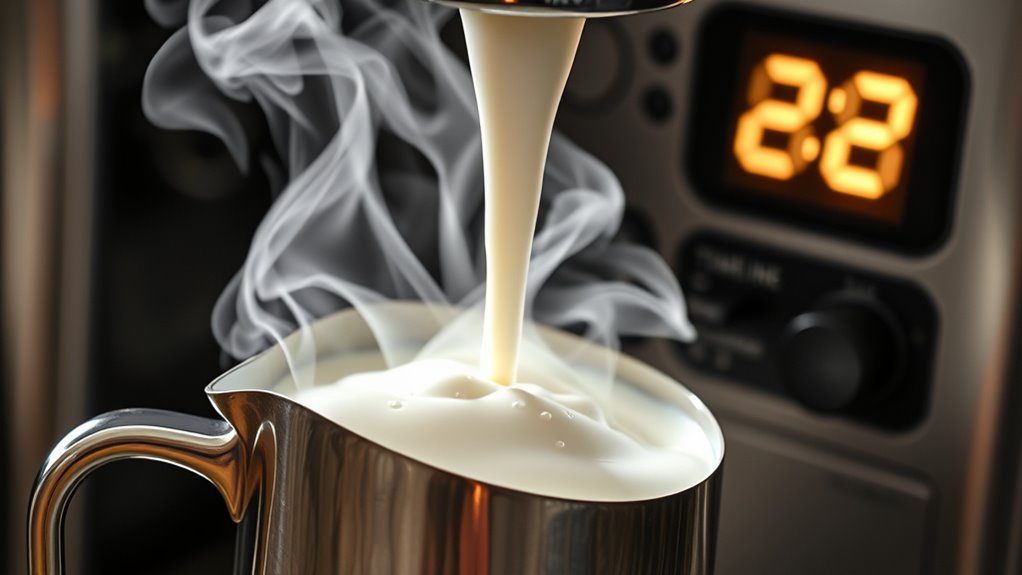 perfect milk frothing timing