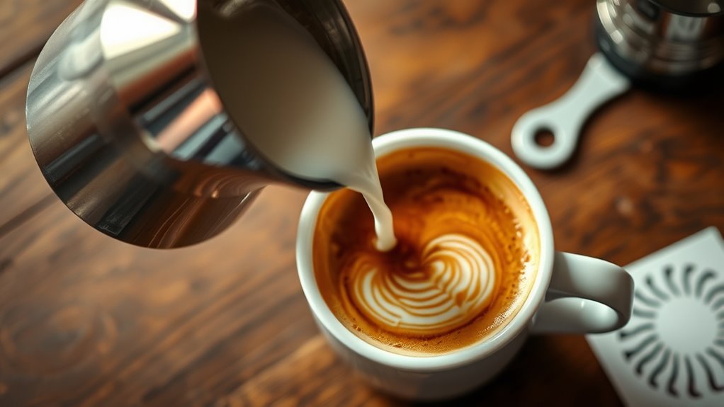 perfect your milk pouring