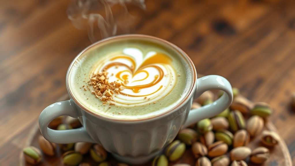 pistachio latte preparation tips