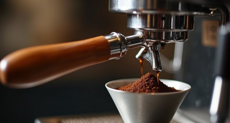 portafilter with pressure control