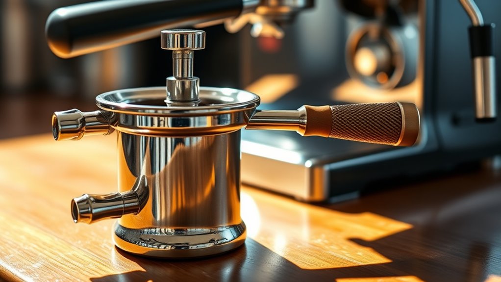 pressurized portafilter for consistency