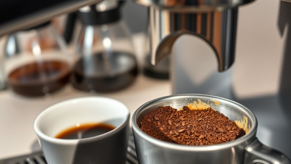 pressurized portafilters extraction limitations