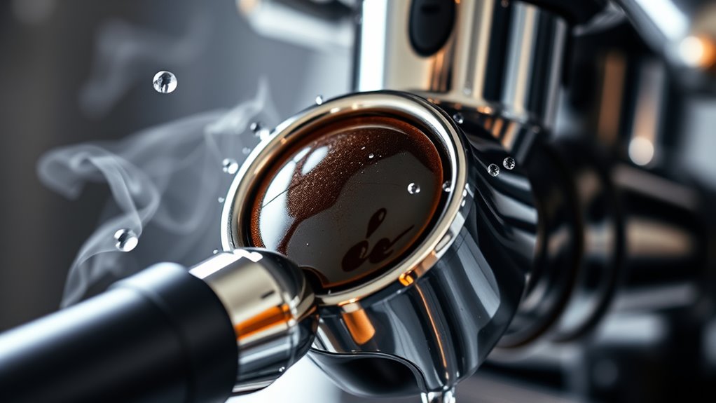 prevent espresso puck sticking