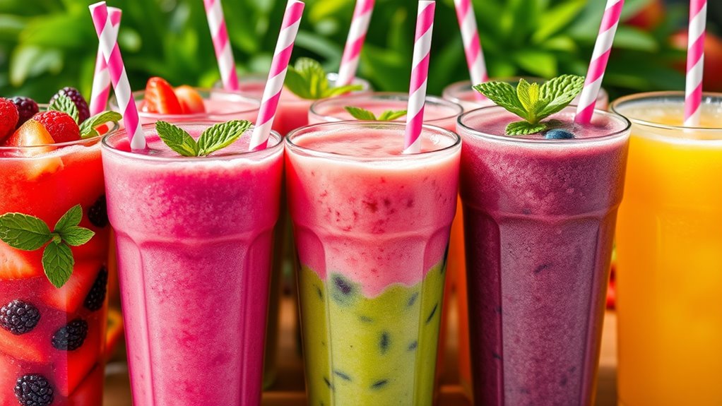 refreshing non caffeinated smoothies available