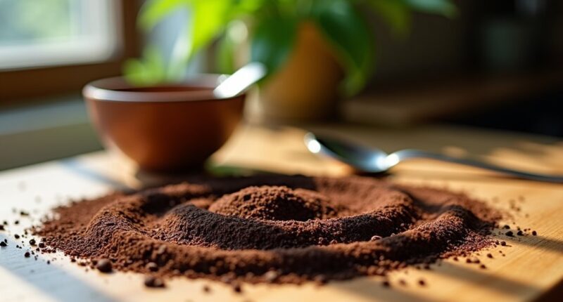 reuse espresso grounds creatively