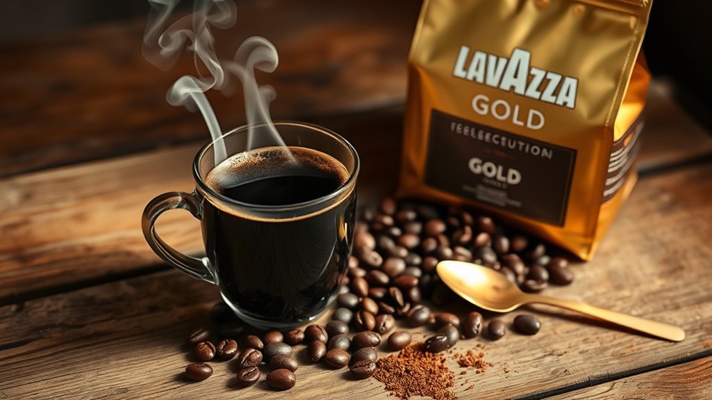 rich espresso with sweetness