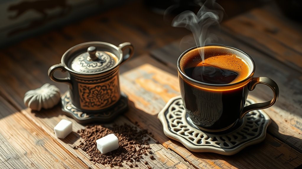 rich foamy greek coffee