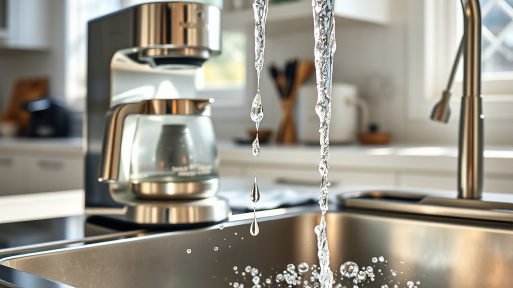 rinse coffee maker thoroughly