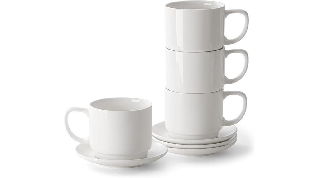 set of four mugs
