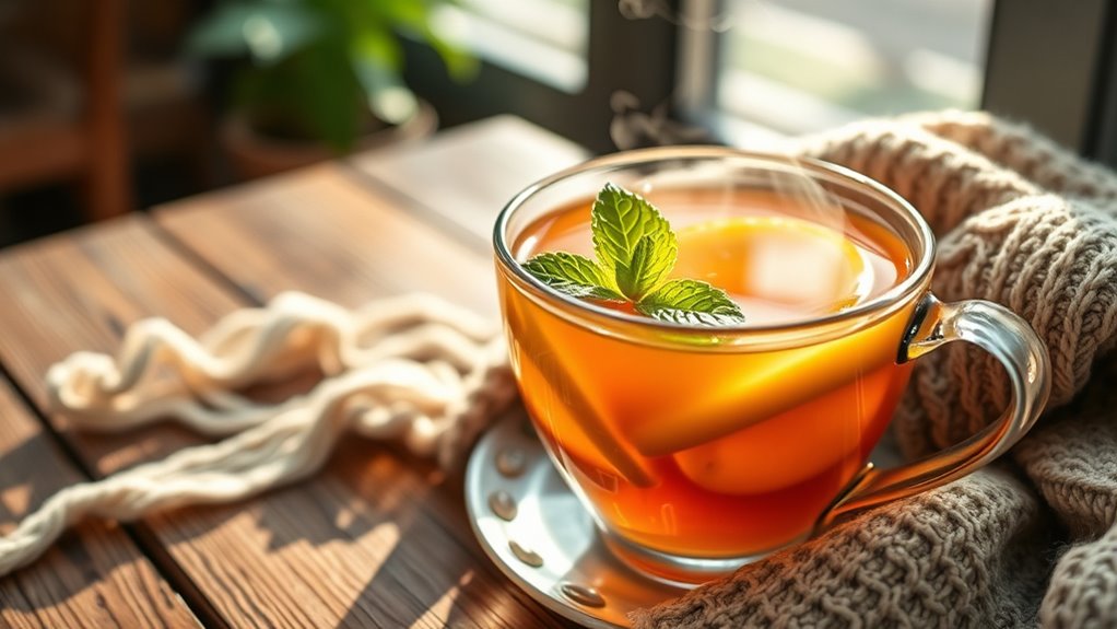soothing honey citrus tea