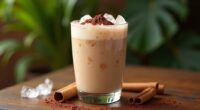 spiced rice milk beverage
