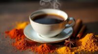 spices enhancing coffee flavor
