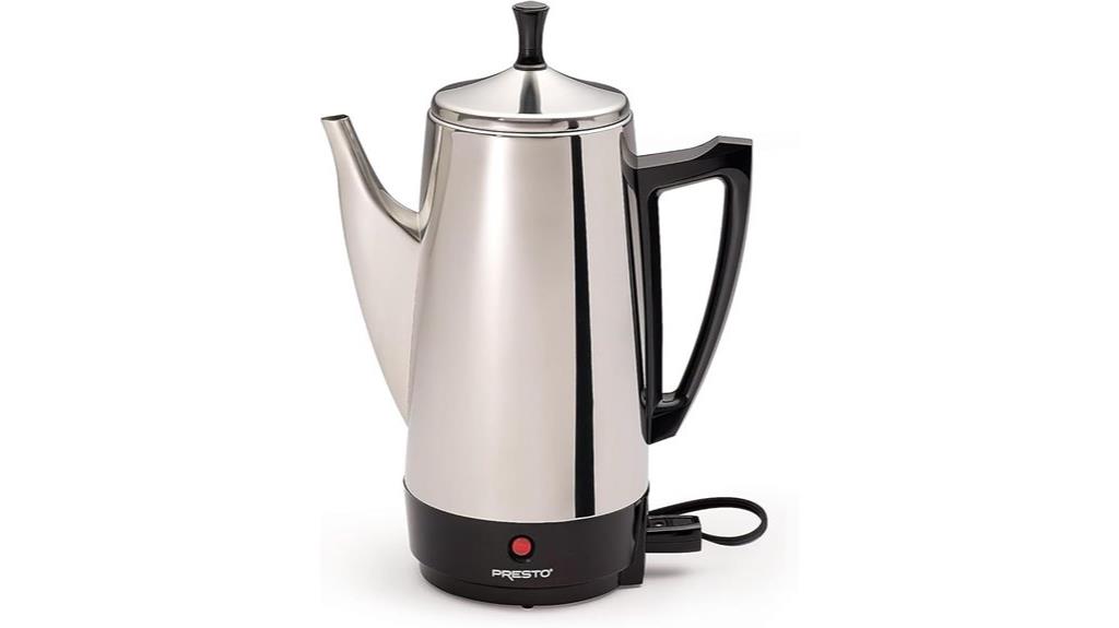 stainless steel coffee percolator