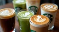 starbucks beverages containing caffeine