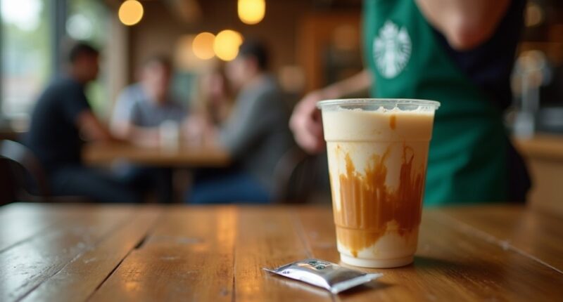 starbucks discontinued liquid cane sugar
