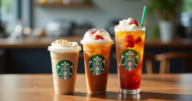 starbucks drink size options