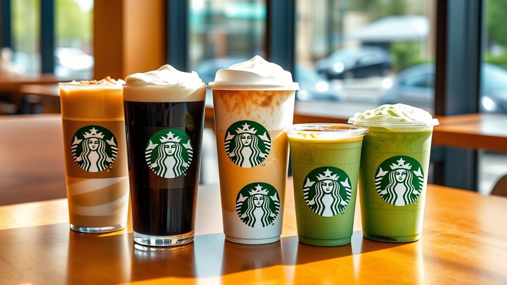 starbucks drink size overview