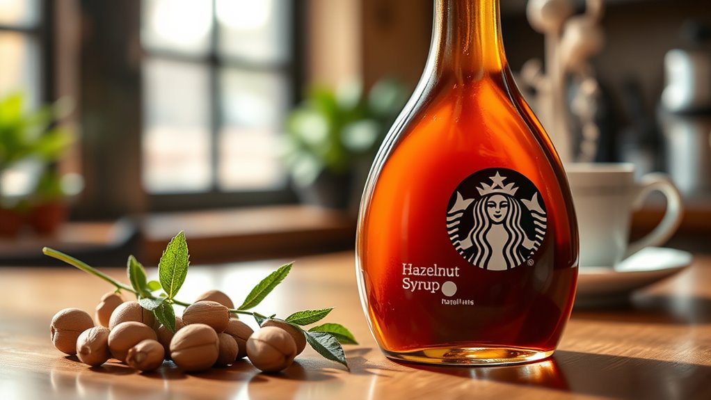 starbucks hazelnut syrup availability