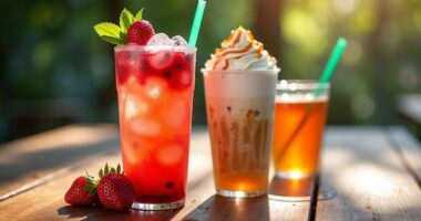 starbucks summer drink menu