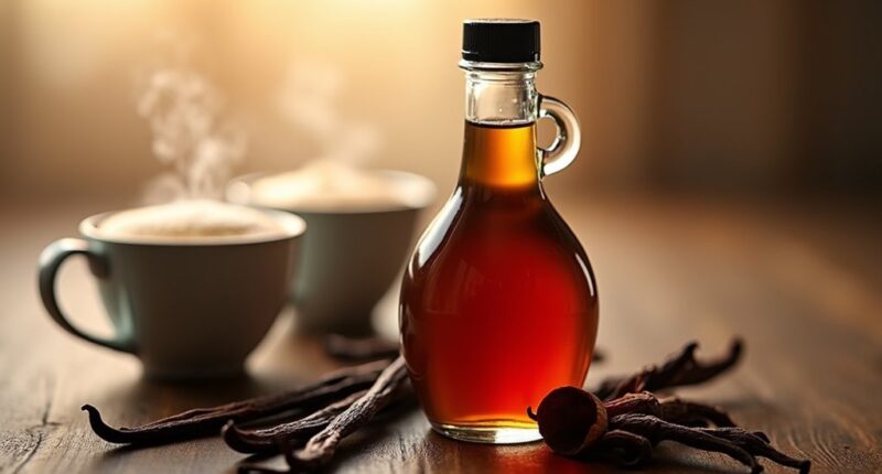 starbucks vanilla flavoring details