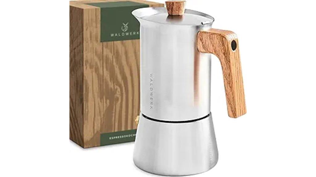 stovetop espresso maker stainless steel