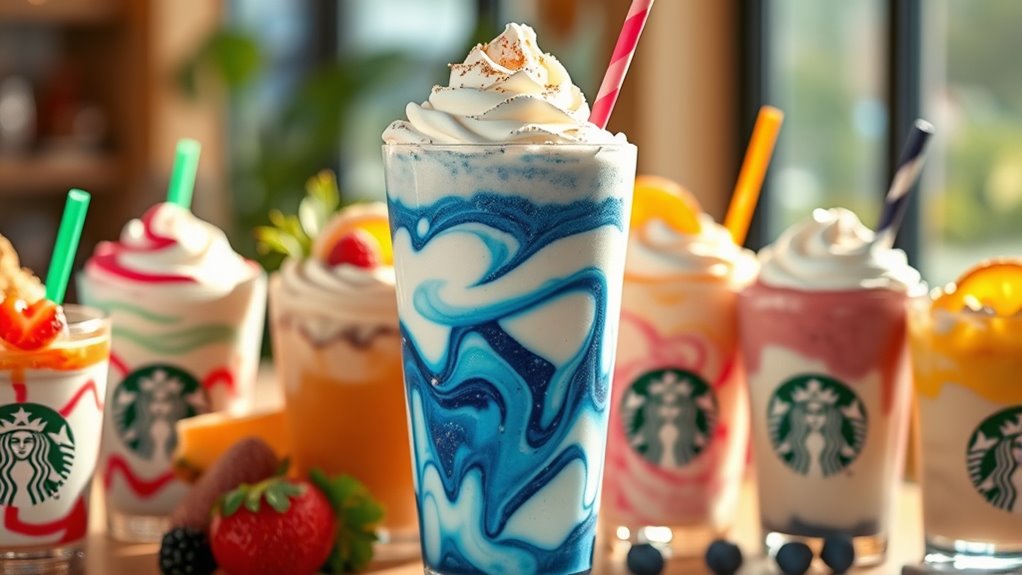 strato frappuccino flavor options