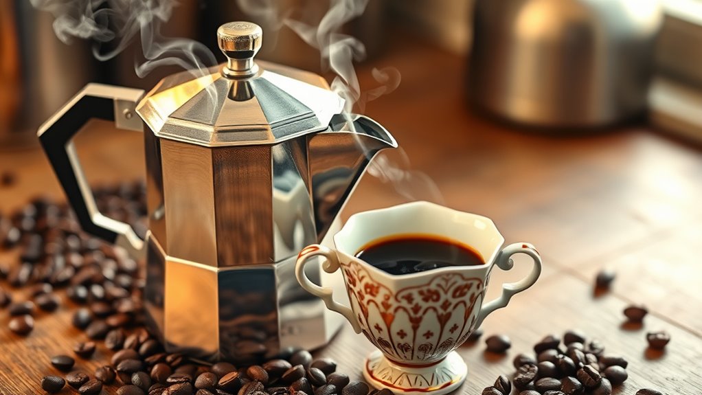 strong coffee brewing technique