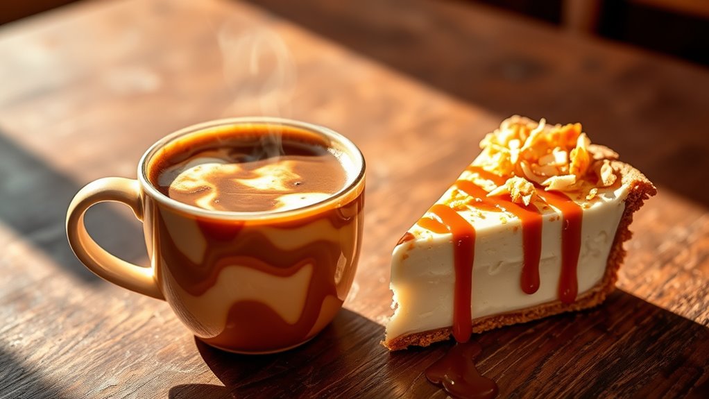 sweet creamy caramel coconut