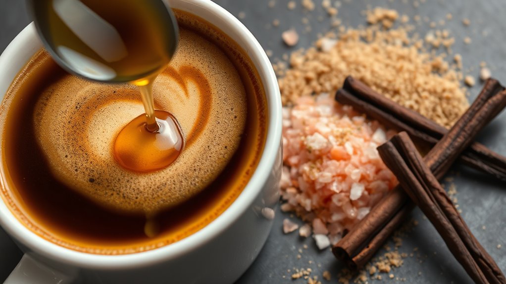 sweetener combinations enhance coffee