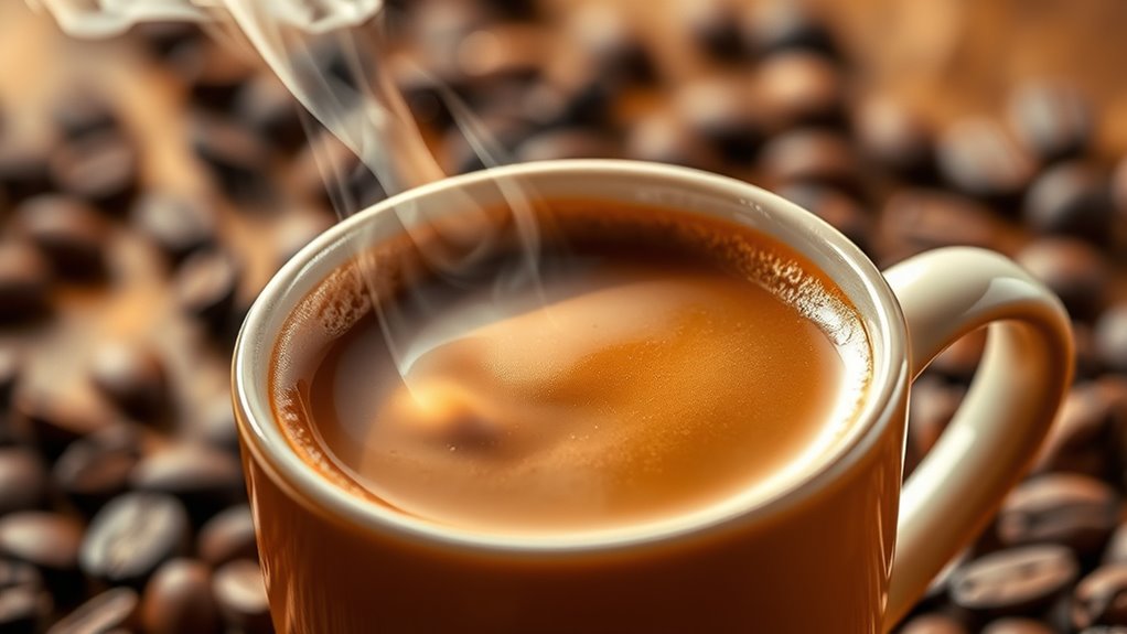 temperature enhances coffee flavor