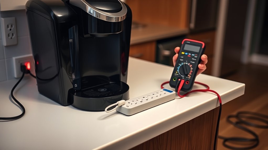 test power outlet functionality