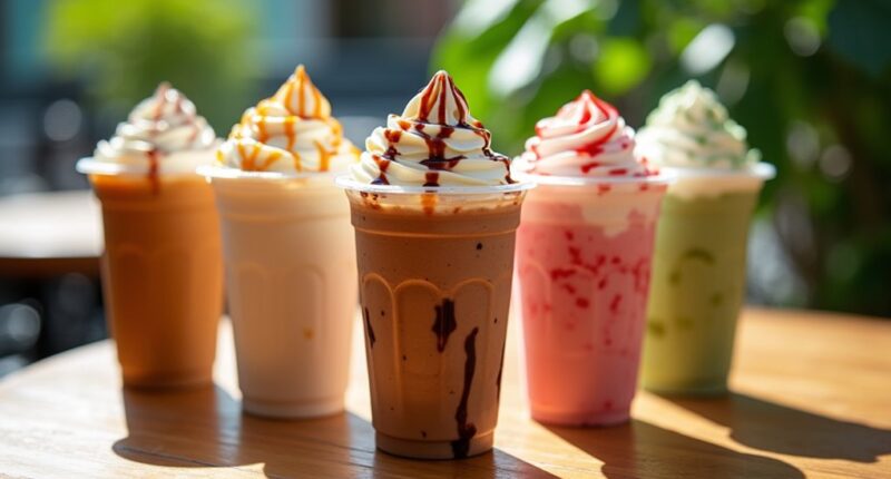 top starbucks frappuccino choices