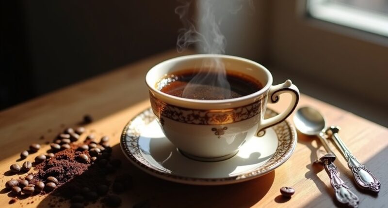 traditional greek coffee preparation