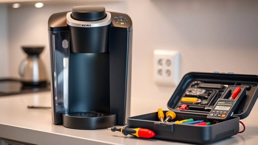 troubleshoot keurig electrical faults