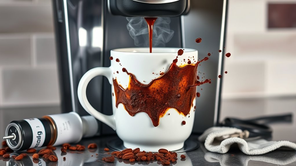 troubleshoot your keurig splatter