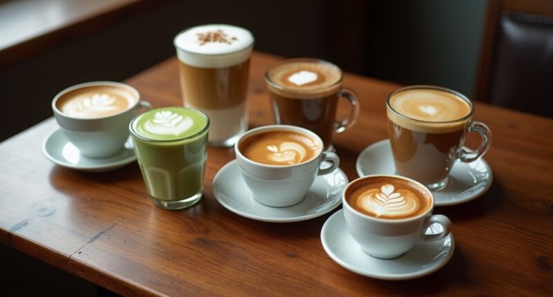 twelve distinct coffee varieties