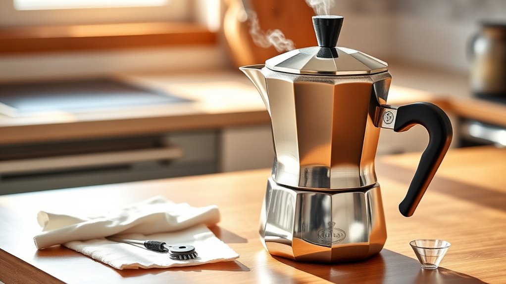 user friendly moka pot maintenance