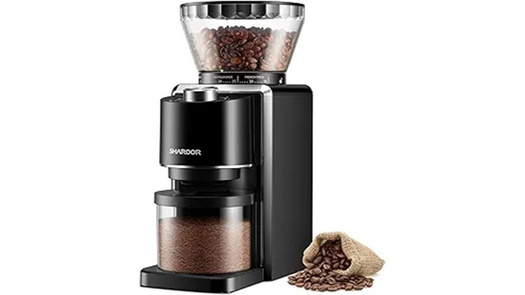 versatile coffee grinding options