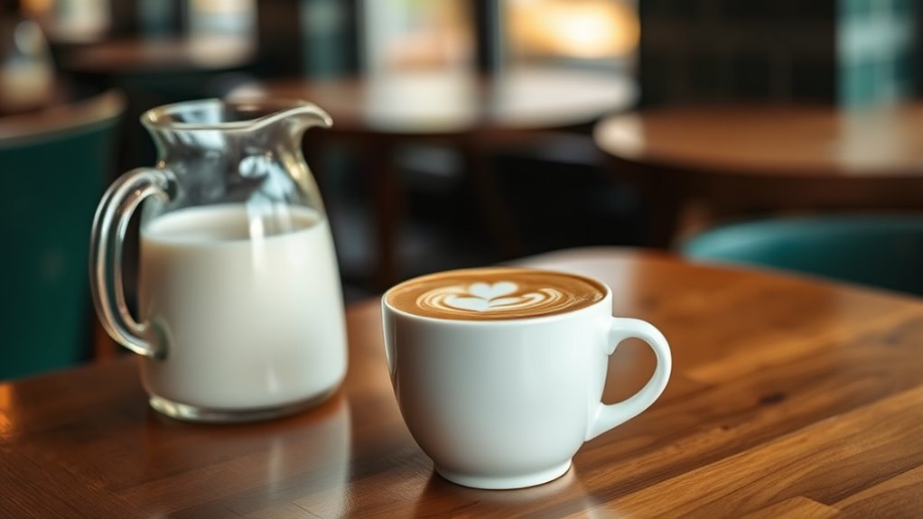 whole milk enhances cappuccino